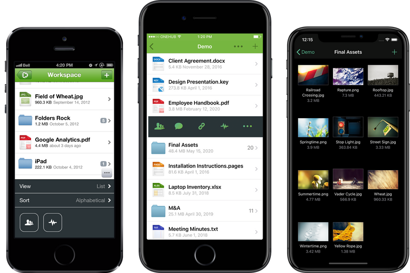 Onehub – all iOS versions graphic