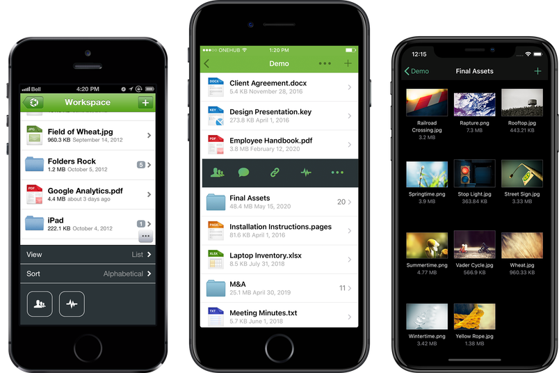 Onehub – all iOS versions graphic