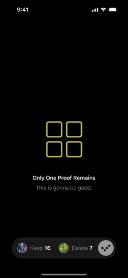 Proof encouraging you to reach Camera Roll Zero.