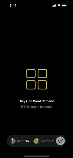 Proof encouraging you to reach Camera Roll Zero.