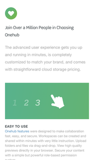 Onehub – choose Onehub screenshot