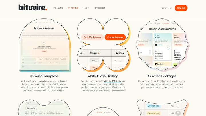 Bitwire – Features 1 screenshot