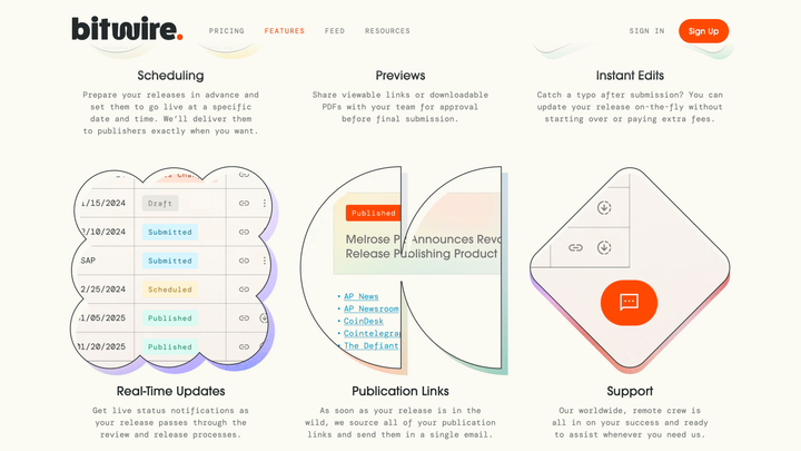 Bitwire – Features 2 screenshot