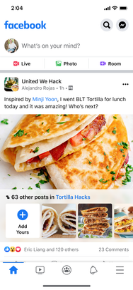 Meta – Feed Collection Screenshot