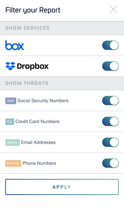 Marshal filter on mobile.