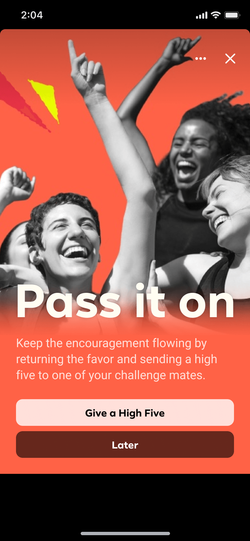 High Five outro encouraging pay-it-forward.