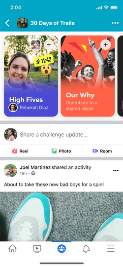 High Five received in activity and group tray.