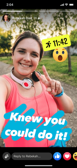 Viewing all High Fives received during a challenge.