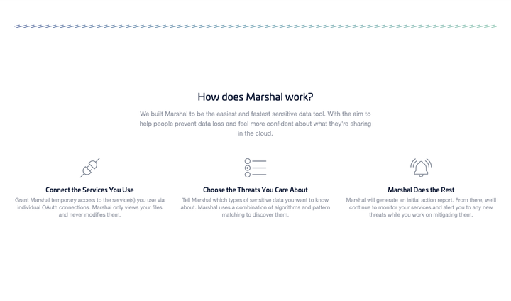 Marshal website explaining how it works.