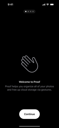 Proof - Welcome Instructions Screenshot