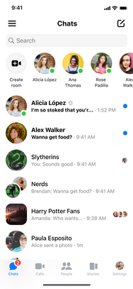 Meta – Messenger Groups Screenshot