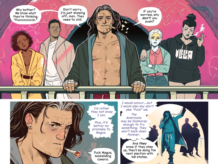 Sweet Shop reader in vertical scroll mode on iPad.