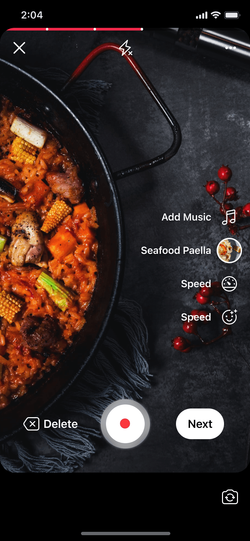 Recipe attached as a Reels augment.